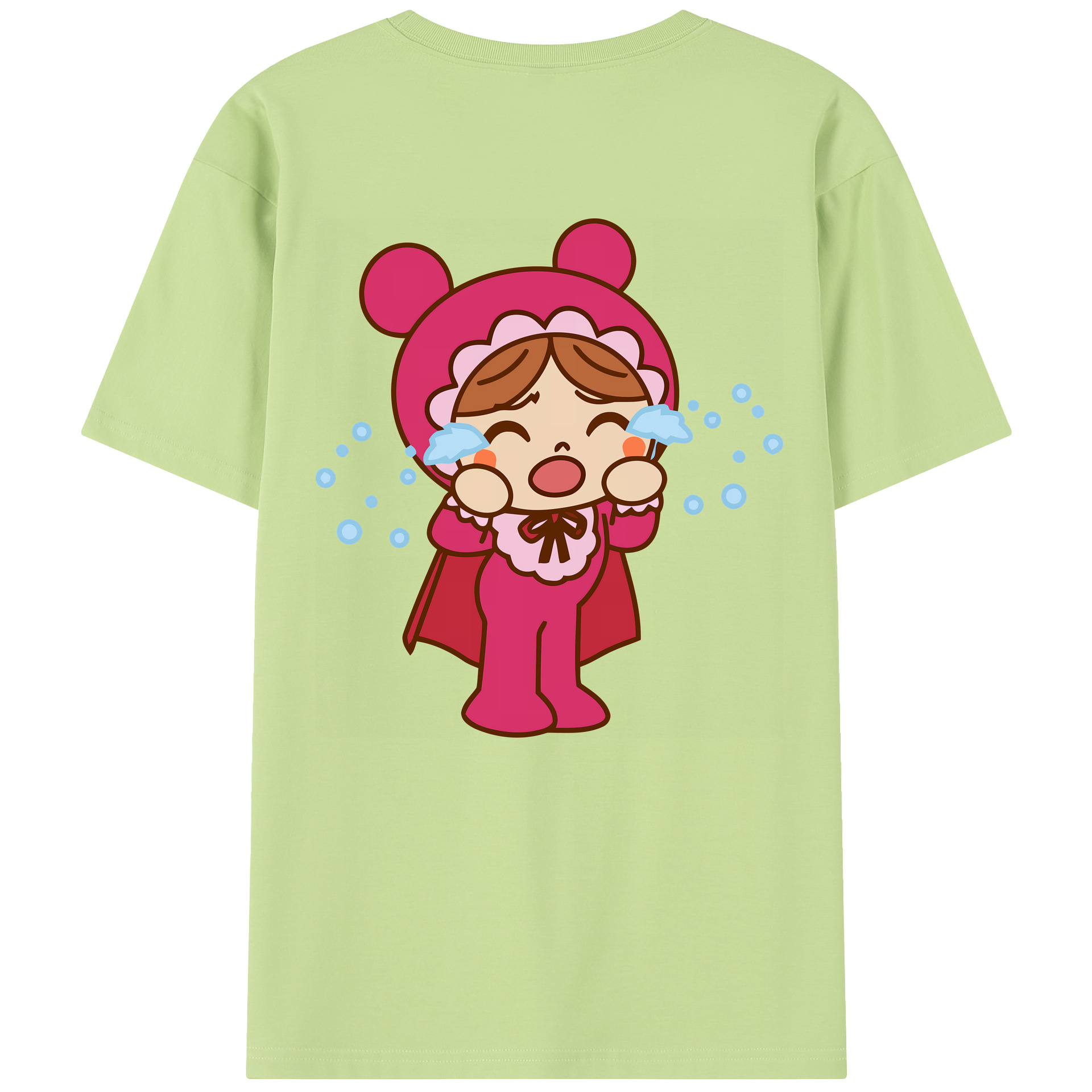 （画像用） アンパンマン Anpanman 綿100％半袖Tシャツ（背面プリント）